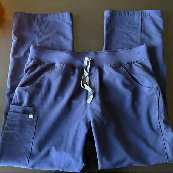 Figs Pants - Figs Navy Blue Kade Cargo